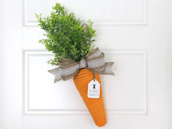 Rustic Carrot Door Hanger